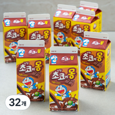 초코에몽 우유, 250ml, 32개