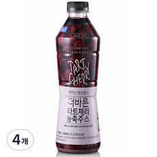 오르지오 더바른 타트체리 농축주스, 4개, 1L