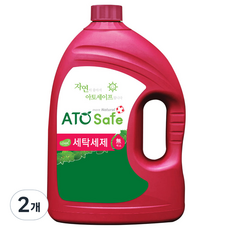 아토세이프 액체세제 본품, 3.1L, 2개