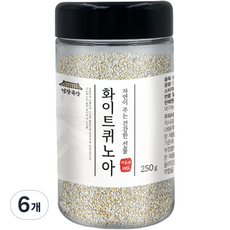 건강곡간 페루산 화이트퀴노아 통, 250g, 6개