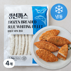 농우 생선까스 (냉동), 1.2kg, 4개