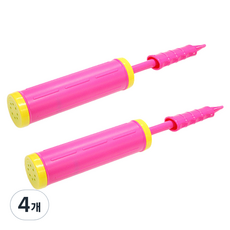 PARTYSHOW 手壓空氣注入器, 粉色, 4個