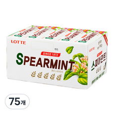 롯데제과 스피아민트 껌, 26g, 75개