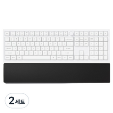 키크론 실리콘 팜레스트 PR52 K10 PRO Q6 Q6 PRO Q6 MAX Q14 PRO V6, 블랙, 2세트