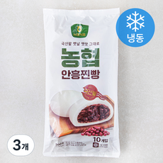 농협 추억의 안흥찐빵 10개입 (냉동), 500g, 3개
