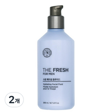 더페이스샵 더프레시 포맨 수분 플루이드, 200ml, 2개 - 더페이스샵남성