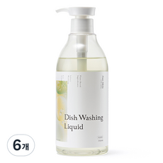 Naskin廚房洗碗精, 6個, 500ml
