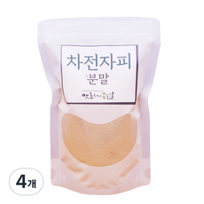 차전자피 분말, 4개, 400g