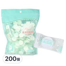 咪咪購物 壓縮面膜200個, DIY面膜紙, 輕薄透氣, 保濕補水, 方便攜帶, 200個