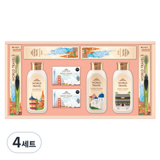 LG생활건강 월드트레블 G호 선물세트 + 쇼핑백, 4세트 4세트