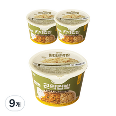 그로서리서울 배부른 시금치커리 곤약 컵밥, 220g, 9개