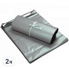 가팡 택배 비닐봉투 폴리백 실버 A LDPE 0.08 50p, 2개