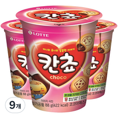 [롯데] 칸쵸 컵, 88g, 9개