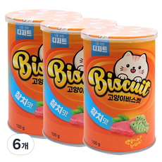 너를위한디저트 고양이 비스켓, 참치맛, 100g, 6개 참치맛, 6개