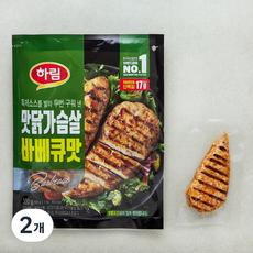 하림 맛닭가슴살 바베큐맛, 100g, 5개입, 2개 500g, 2개