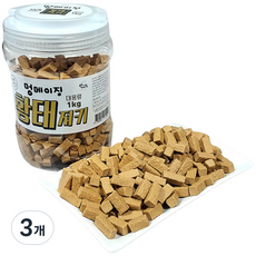 멍메이징 강아지 소프트 간식, 황태, 1kg, 3개