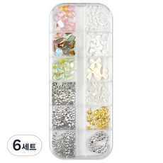 바르나 네일파츠스톤 12칸 세트