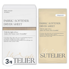 수뜰리에 에센스 건조기시트 베이비파우더향 본품