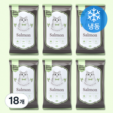 토빈즈챱 고양이 화식사료 (냉동), 50g, 18개, 연어