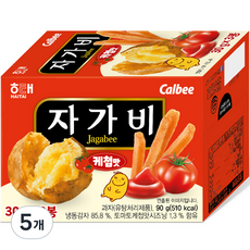 자가비 케첩맛 3p, 90g, 5개