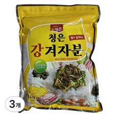청은에프엔비 겨자분, 1kg, 3개