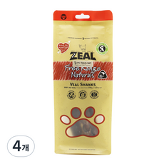 ZEAL 뉴질랜드산 강아지 수제간식, 송아지 정강이뼈, 4개
