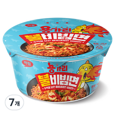 하림 용가리 불비빔면 컵 125g, 7개