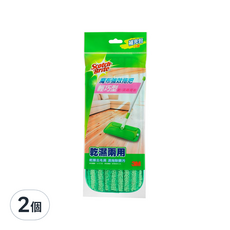 3M Scotch-Brite 百利 魔布拖把輕巧耐用升級 補充包, 2個