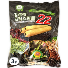 NON GMO 더 고소해진 검정깨 크리스피롤22, 550g, 3개