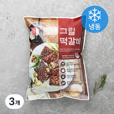 한성기업 그릴떡갈비 (냉동), 1kg, 3개