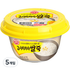 오뚜기 고시히카리 쌀죽, 285g, 5개