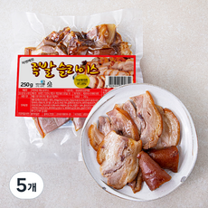 자연에찬 슬라이스 족발, 250g, 5개