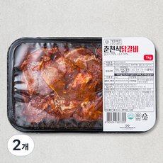 꿀맛나는세상 춘천식 닭갈비 (냉장), 1kg, 2개