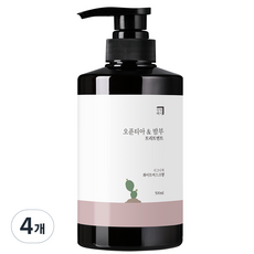 살림백서 오푼티아&밤부 트리트먼트 화이트머스크향, 500ml, 4개
