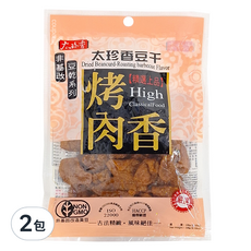 太珍香 烤肉香豆干, 古法精緻風味佳, 100g, 2包