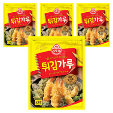 오뚜기 튀김가루, 2kg, 4개