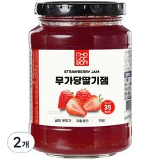 초록원 무가당 딸기잼, 480g, 2개