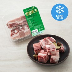 생생포크 한돈 무항생제 인증 갈비 찜용 (냉동), 600g, 1팩