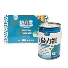益富 益力壯給力優蛋白高鈣配方 原味無糖, 250ml, 24罐