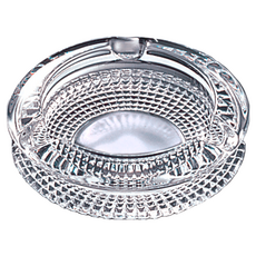 ADERIA GLASS 日製水晶雪茄皿菸灰缸 116 x 32mm, 透明色, 1個