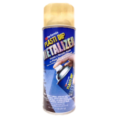 PLASTI DIP 消光漆噴膜考漆, 金屬金 Gold Metalize, 美國原裝進口, 防水, 適合DIY, 金屬金GOLD METALIZER, 1瓶