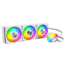 MONTECH 君主 水冷散熱器 360mm HyperFlow ARGB 白色, 1台