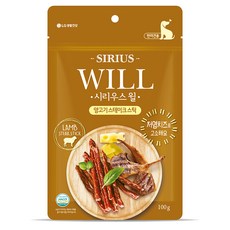 시리우스윌 스테이크스틱 강아지 간식 100g, 양고기맛, 1개
