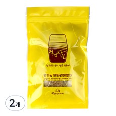 오대산식품 정성다린 유기농 타타리 메밀차 티백 지퍼백, 2g, 20개입, 2개