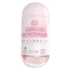 kojima貓砂除臭珠, 浪漫櫻花香氛，有效分解異味，適用各種貓砂, 450ml, 1入
