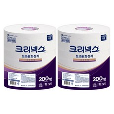 Kleenex 舒潔 2層大捲衛生紙優質 250m, 200m, 3捲, 2個