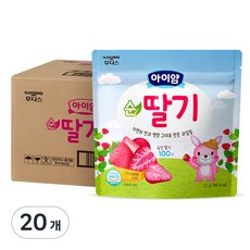 일동후디스 아이얌 동결건조 과일칩 순딸기