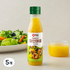 백설 파인애플 드레싱, 250g, 5개