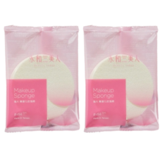 BEAUTY THREE 永和三美人 海大片裝 #414 Makeup Sponge, 專業化妝海綿 12個 Set 台灣製造, 2包