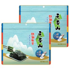 元本山 朝鮮海苔 湖鹽風味，口感酥脆，風味獨特, 32.8g, 2包